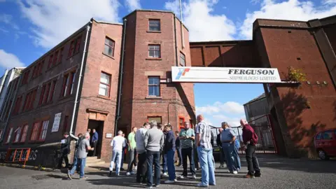 Getty Images workers at Fergusons in 2014