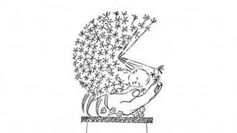 Lottie O'Leary Sketch of the memorial design