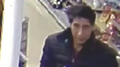 Blackpool Police CCTV image of "Ross from Friends lookalike"