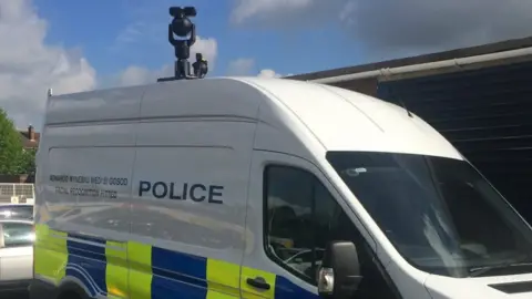 South Wales Police A South Wales Police surveillance camera