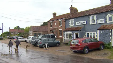 Shaun Whitmore/BBC Salthouse in Norfolk.