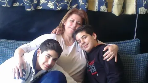 Majeda Khoury Majeda Khoury with her sons Hadi and Karim
