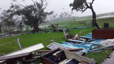 Emily Whitney The damage caused by the cyclone