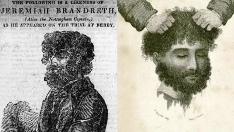 Getty Images Jeremiah Brandreth before and after execution
