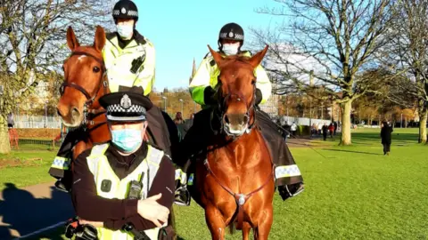 Edinburgh Police/Twitter police at the meadows