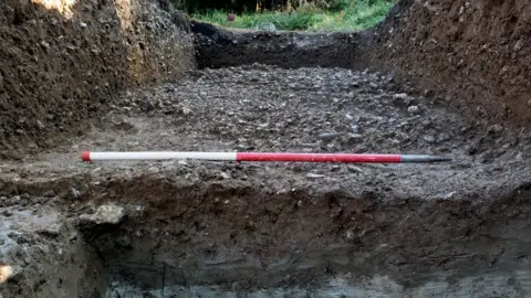 University of Buckingham Excavated platform