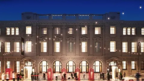 Ashall Projects/LDRS Artist impression of 148-room boutique hotel