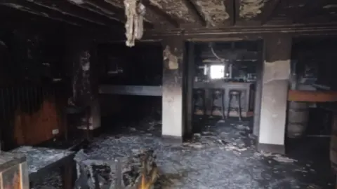 North Yorkshire Police Damage at The Bull Inn