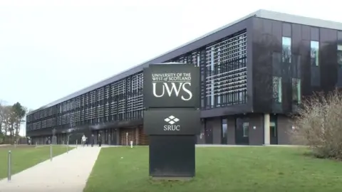 UWS The University of the West of Scotland's Ayr campus