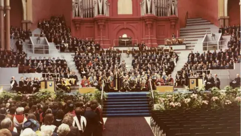 Open University Open University's first graduation ceremony on 23 June 1973