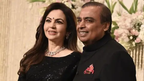 Gettty Images Mukesh and Nita Ambani
