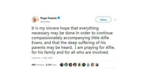 Pope Francis Pope Francis tweet
