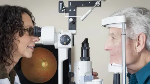 Getty Images Eye examination