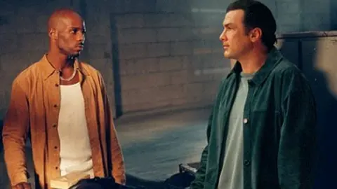 Alamy DMX and Steven Seagal in Exit Wounds