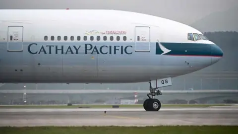 AFP Cathay Pacific aircraft