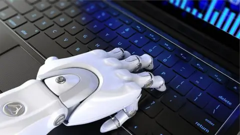 Getty Images Robot hand