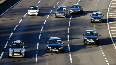 Cars on the M1