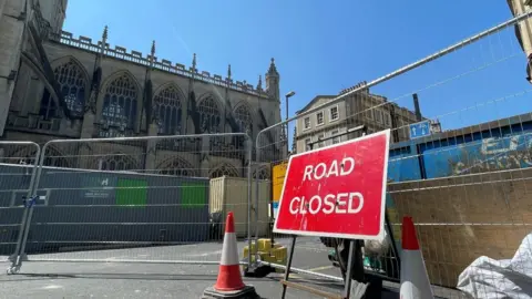 Bath Ring of Steel works begin on more city centre streets