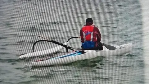 Dorset Police Alistair Collier in his kayak