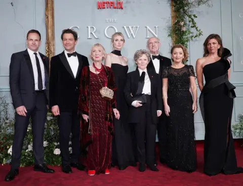 PA Media The cast of The Crown