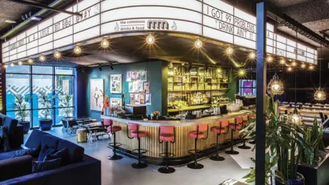 Jesaja A bar at a The Student Hotel hotel