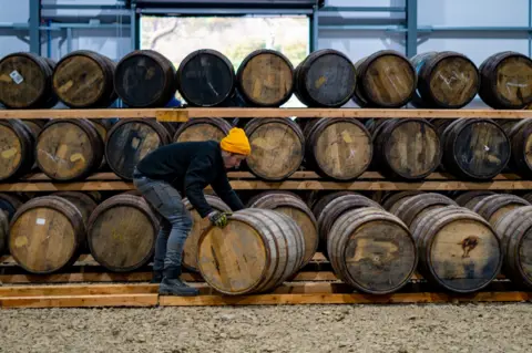 R&B Distillers casks