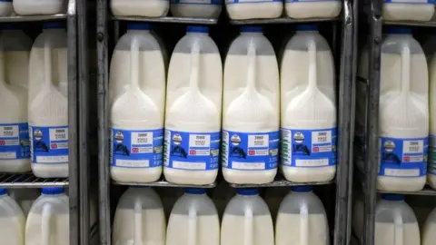 Getty Images Milk in Tesco