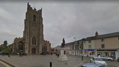 Google St Peter's Church in Sudbury