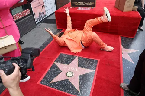 Mario Anzuoni / Reuters DJ Khaled unveils his star