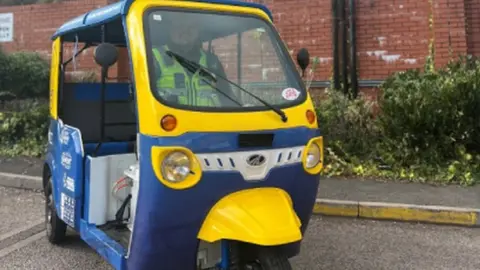 GWENT POLICE Gwent Police are using tuk-tuks in the fight against crime