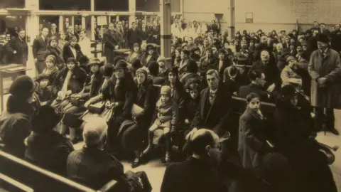 MOORFIELDS EYE HOSPITAL Patients at Moorfields Eye Hospital in the 1940s