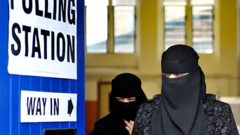 Getty Images Women wearing burkas