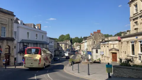 BBC General shot of Frome town centre