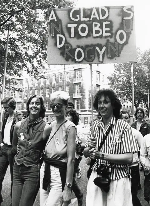 Pam Isherwood, Format Photographers Agency Archive People attend the Pride march in 1984