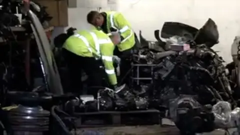 Thames Valley Police car parts seized in raid