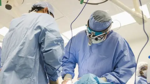 Getty Images Patient having surgery