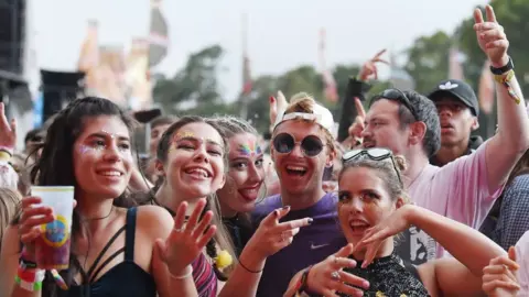 Getty Images Festival goers