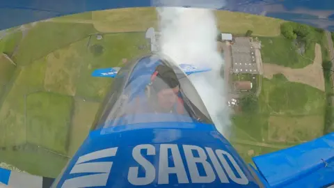 Rich Goodwin flying at Cosford