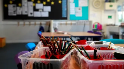 Andrew Couldridge/Reuters An empty classroom