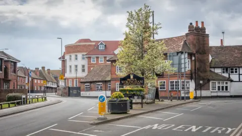 Getty Images Wokingham sign