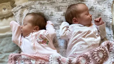 Claire Turner Twin babies