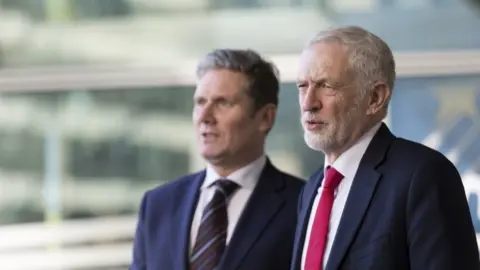 Getty Images Sir Keir Starmer and Jeremy Corbyn