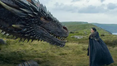 HBO Jon Snow and Drogon