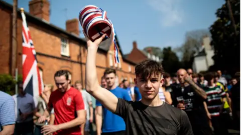 Getty Images Hallaton bottle kicking