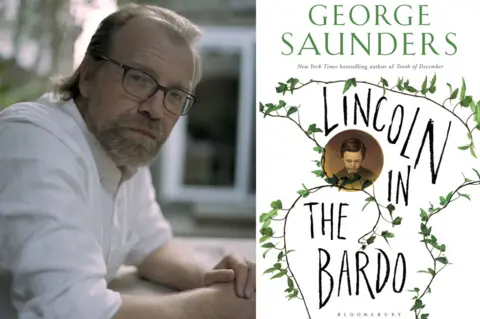 Bloomsbury George Saunders and Lincoln in the Bardo book jacket
