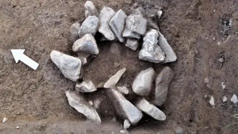 George Nash Significant stone feature within trench