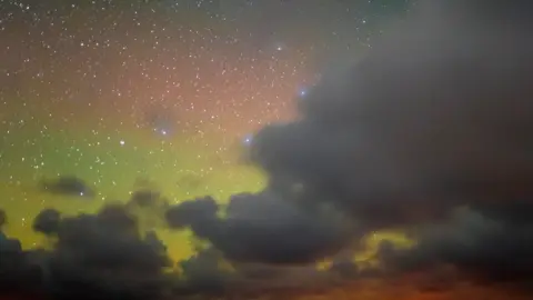 Brad Damms Northern Lights at Blakeney