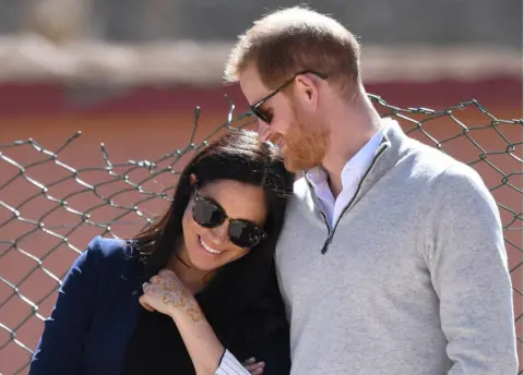 Getty Images Duke and Duchess of Sussex in Morocco