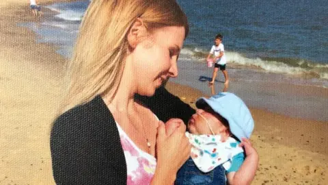 Susie Thorndyke Susie Thorndyke with her baby son James