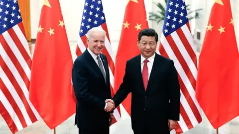 Getty Images File photo of xi and Biden